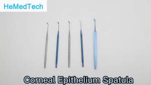GREATLH Autoclavable Eye Tool Ophthalmic Corneal Epithelium Spatula Corneal Epithelial Scraper Ophthalmic Eyes Surgical Instrument
