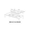 (COMBO) Morgan Cooker Hood MDH-922OC (900MM/1300M3) MDH922OC + Glass 2 Burner Hob MBH-GC1122 / MBHGC1122 + 70L Built-in Oven 8F MBO-7680D Digital MBO7680D. 