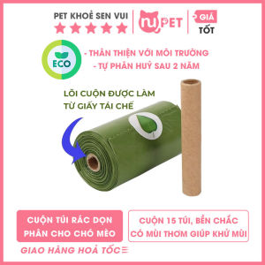 Cuộn túi rác dọn phân cho chó mèo Nupet | Cuộn túi nilon dọn phân cho thú cưng nhiều kiểu