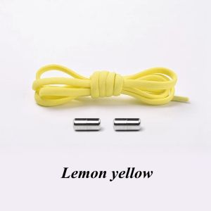 Elastic Laces Sneakers No Tie Shoe laces Round Boot Shoelaces without ties Kids Quick Shoe lace Rubber Bands for Shoes