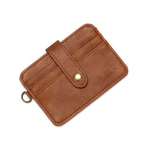 Cuikca HF019 Dompet Uang & Kartu Minimalis Compact Muat Banyak Bahan PU Tebal Ada Kancing