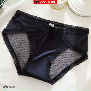 Quần lót nữ lụa satin mềm mại siêu gợi cảm Vinstore FUR010 quần lót ren xuyên thấu quyến rũ (Có che tên sản phẩm)