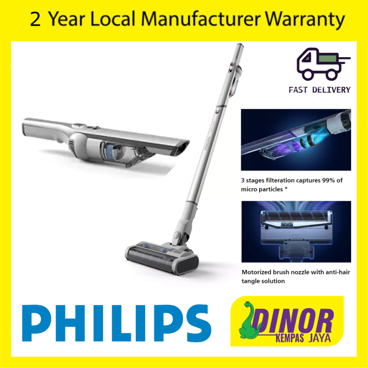 Philips 4000 Series Cordless Stick Vacuum Cleaner (XC4201/01) Floor