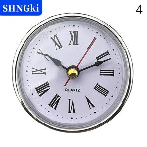 SHNGki Đồng hồ cổ điển Thủ Công Thạch Anh Phong trào dia.65mm đồng hồ tròn chèn số Roman đồng hồ nhỏ số Arabic trang trí tường