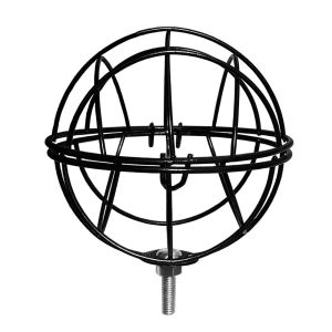 OUTOPEN Round Metal Suet Ball Holder Closed Design 5 MM Screw Hole Bird Feeder Holder Bird Feeder Rust Resistant Chit Ball Holder Outdoor Bird Feeders