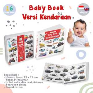 Buku Bayi - Boardbook Baby Book Super Lengkap 422 Kata - Usia 0+