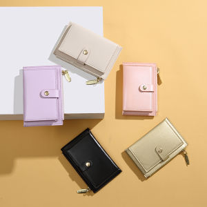 UISNMALL Card Holder Women Credit Card Case PU Female Zipper Mini Coin Purse Card Wallet #6054