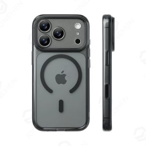 Business Matte Clear Camera Button Magnetic Case For iPhone 17 18 Pro Max Air 17pro Detachable Shockproof Cover For Magsafe2026