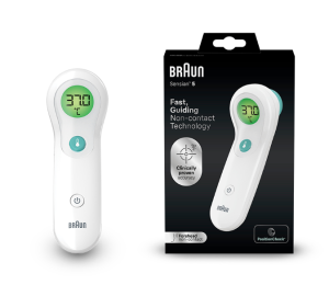 BRAUN - HÀNG MỸ - Braun Sensian™ 5– Nhiệt Kế Hồng Ngoại Đo Trán Không Tiếp Xúc Chính Xác Trong 2 Giây
