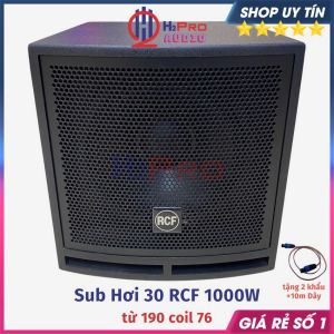 Loa Sub Hơi 30 RCF Bass 30 Từ 190 Coil 76 - Công Suất Khủng 1000W Có Bông Tiêu Âm - Tặng Dây & Jack