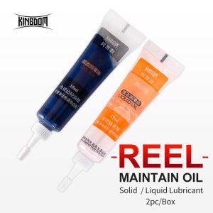 Kingdom grease + Lubricant oil for fishing reel bearing lubricant baitcasting spinning fishing reel maintenance oil Fishing Tool