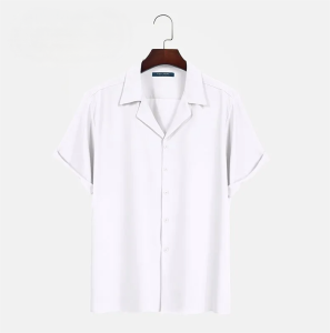 MR Men Casual Shirt Plain Casual Clothing Formal Shirt Summer Korean style Fashion men business shirt Buttons Loose Tops 3006