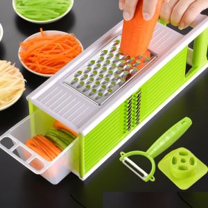 Kitchen Vegetable Cutter Potato Shredded Zucchini Grating Planer Grating Machine Household