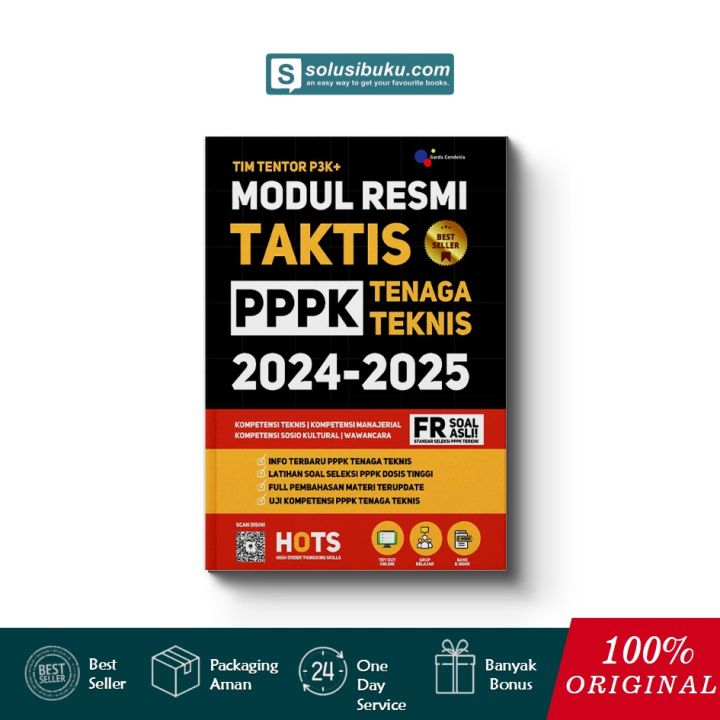 Buku Modul Resmi Taktis PPPK Tenaga Teknis 2024-2025 (Garda Cendekia ...