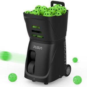PUSUN PT-Smart Pri Tennis Ball Machine Automatic Serve Professional Training Equipment Smart App Control