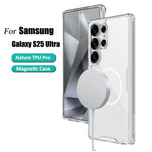 Nillkin Transparent Case for Samsung Galaxy S25 Ultra Non-Slip Full Protection Back Cover Nature TPU Pro MagSafe Phone Case