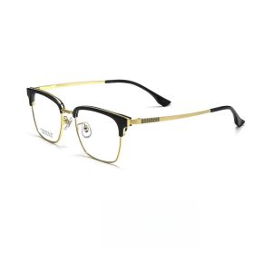 MAOLAZI Luxury Fashion Glasses Retro Pure Titanium Comfortable Eyewear Business Prescription Eyeglasses Frame Men Women X15229T