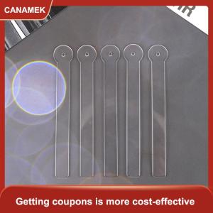 【CANAMEK】 1 5 cái rõ ràng Acrylic Bông tai hiển thị chủ giá Bông tai đeo hiệu ứng Stick ear Stud đồ trang sức thử trên thanh