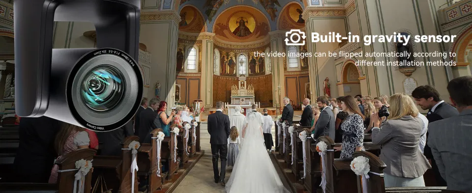 Tenveo UHD630A PTZ Conference Camera 30X Optical Zoom 8X Digital - Technical View