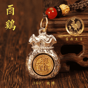 【Twelve Zodiac God of Wealth Bag】Daily Prosperity and Fortune-Filled Money Bag Pendant Metal Material Zodiac Pendant Lucky God Of Wealth Backpack Pendant Purse Ornaments 老师推荐】新款可旋转日進斗金十二生肖钱袋子男女款钥匙扣挂件