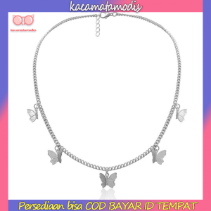 Ready Stock🔥Kalung Wanita Kupu-kupu Korea Rantai Klavikula yang Dapat Disesuaikan Aksesoris Perhiasan Emas perak