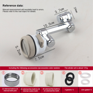 Universal Rotatable Faucet Extender Faucet Robotic Arm Faucet 1080 ° Universal Rotation Faucet Extension Splash-proof Faucet Mechanical Arm Faucet Water Nozzle Faucet Adaptor Kitchen Tap with 2 Water Outlet Modes