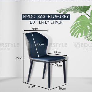 Vedourstyle Modern Butterfly Chair Dining Chair Computer Study Chair Dressing Chair Kerusi Makan 餐椅