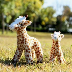 AAVGH Realistic Giraffe Stuffed Animal 25/35CM Ultra Soft Plush Giraffe Toy Zoo Theme Giraffe Plush Doll For Gift