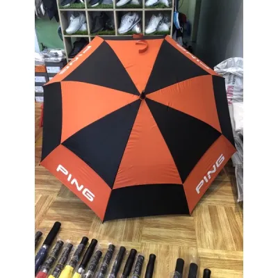 Ô Dù Chơi Golf 2 Lớp Vành Rộng Cán Chắc Khoẻ Chống Lật Tốt - Phụ kiện Golf