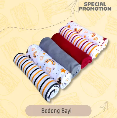 Bedong Bayi Jumbo Terbaru 110 x 90 Cm 6pcs