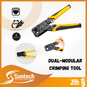 HT-318 High Quality Dual Modular RJ45/RJ11/RJ12 Crimping Tool for Ethernet Cables