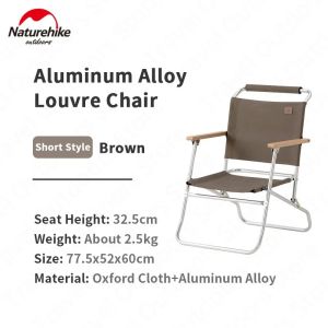 Kursi Lipat Naturehike NH20JJ024 Kursi Camping Estetik Glamping Portable Chair Kursi Mancing Lipat Outdoor Hiking Piknik