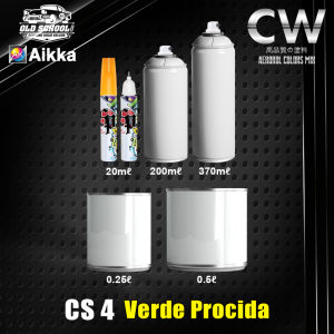 2K Paint AIKKA CS4 Verde Procida SUPREME SOLID Colour Car Motor Paint DIY Aerosol Spray Bottle Cat Bancuh Kereta 车漆