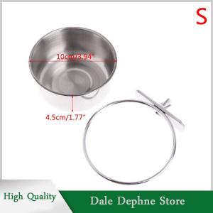 [Dale Dephne] Bát treo cho thú cưng Bát lồng đựng thức ăn cho chim và mèo bằng thép không gỉ