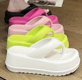 Anti Slip Flat Sandals Thickened Soft Sole Slippers For Women. 