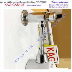 Xả tiểu ấn tay Caesar KAG-CAS105 van xả bệ tiểu nam cao cấp sử dụng bền xả nước tốt