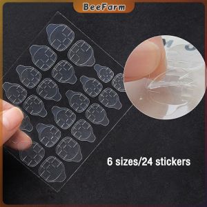 B.F. Perfect Partner for False Nails-Nail Glue Jelly Gel Sticker for Fake Nails 24pcs/set