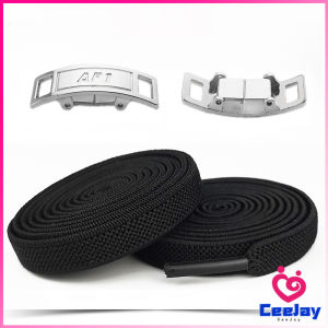 CeeJay เชือกรองเท้าแบบไม่ต้องผูก แบบยืดหยุ่น Shoelace