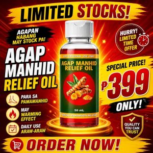 Agap Manhid Relief Oil tanggap kirot