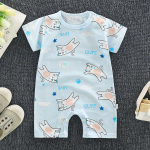 [Ready Stock]Baju Bayi Baby Clothing Rompers Cartoon Newborn Jumpsuits Nightwear One Piece Infant Boy Girl