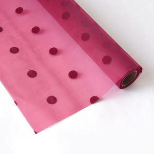 Tulle Dot / Tile Dot / Tille Dot / Tile Dotty Kertas Buket Roll Flower Wrapping KB6279