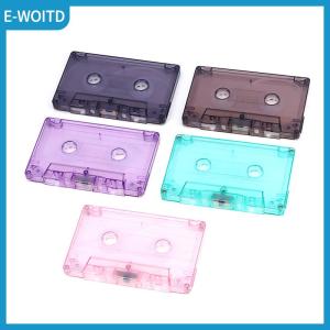 【E-WOITD】 1Pc New Color Blank Tape Case Audio Recording Cassette Tape Shell Empty Reel To Reel Cassette(No Inner Core And Outer Box)