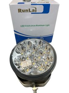 Đôi đèn led trợ sáng ô tô RUNLAI 12 mắt tròn. Điện 12v và 24v dùng chung