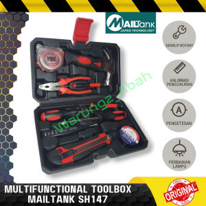 KOPER ALAT PERKAKAS PERTUKANGAN PERBAIKAN MEKANIK MULTI HAND TOOL BOX TOOLBOX TOOLSET TOOLS TOOLKIT KIT SET PERKAKAS OBENG TESPEN TANG PALU METERAN SOLASI ISOLASI CUTTER KATER MAILTANK SH147 LENGKAP KOMPLIT MURAH KUAT HEAVY DUTTY SERBAGUNA PORTABLE