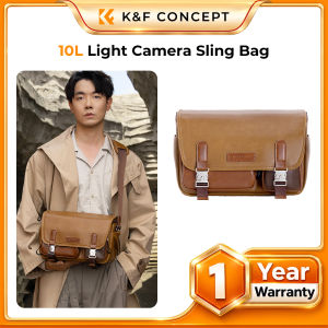 K&F CONCEPT 10L Casual Camera Sling Bag Magnetic Quick Access Waterproof Messenger Bag Everyday Use
