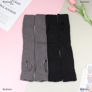 [COD] Biubiuni Y2k Mùa Đông Chân Ấm Fluffy Goth Phụ Kiện Gothic Lolita Đan Vớ Dài Phụ Nữ Chân Ấm Phụ Nữ Sock Gothic Phong Cách Legging