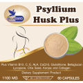 ไซเลี่ยมฮัสค์ พลัส Psyllium Husk Plus ตรา บลูเบิร์ด Bluebird 1100 mg. 60 cps.. 