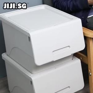 JIJI.SG Bundle Cherry Stackable Storage Organizer Home Container Drawers Lid