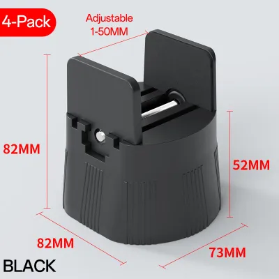 [SG] 4PCS Adjustable Increase Table Height Foot Pad Furniture Legs Heightening Bed Washing Machine Raiser