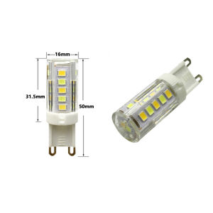 10Pcs G9 LED Bulb AC 220V 5W To 15W Tri Color Changing Warm Cool White High CRI Strobe Free Ceramic Lamp For Indoor Ceiling Lights Landscape Pendant Lighting Decor
